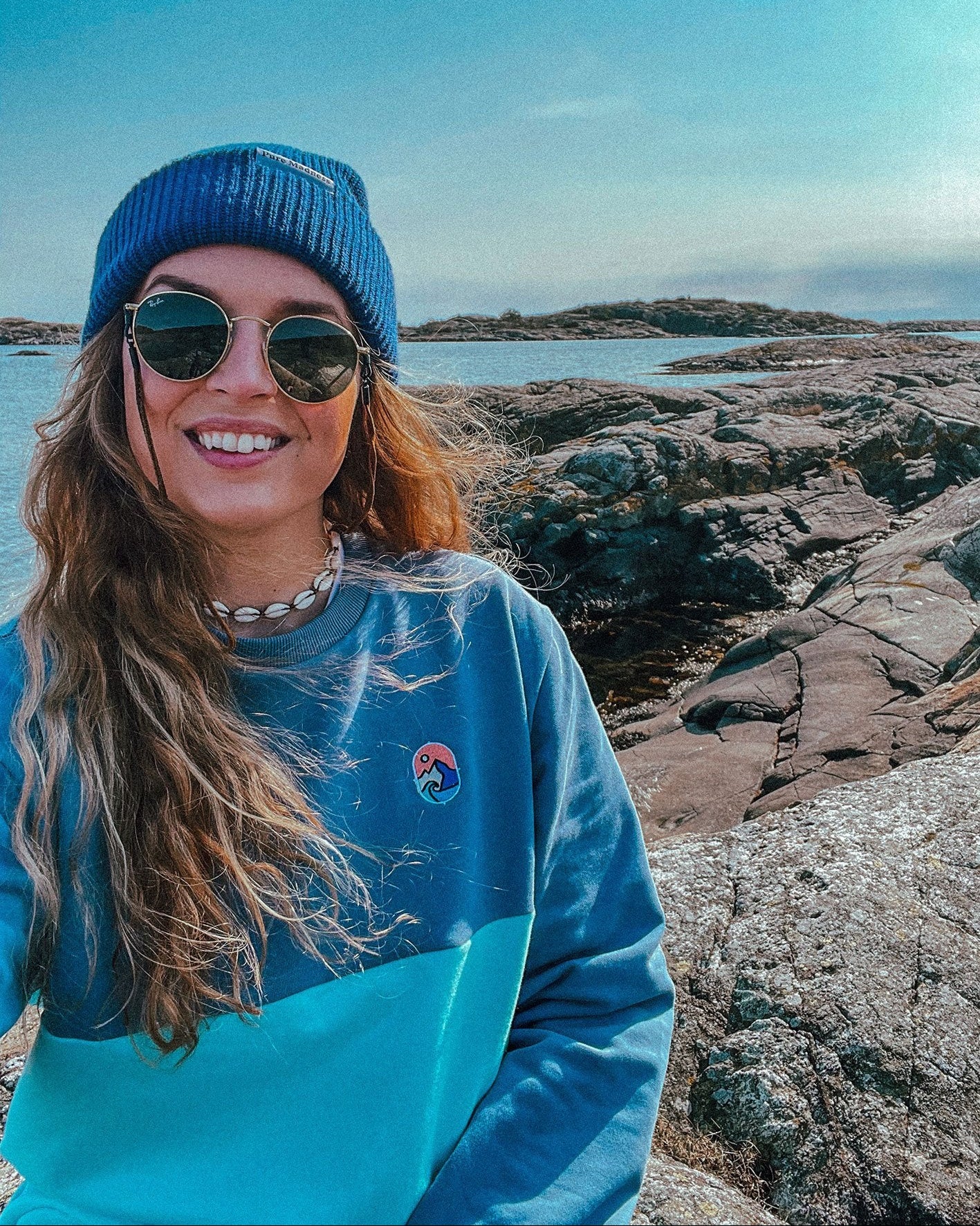 Blue Captain Merino Beanie - Pure Madness Apparel
