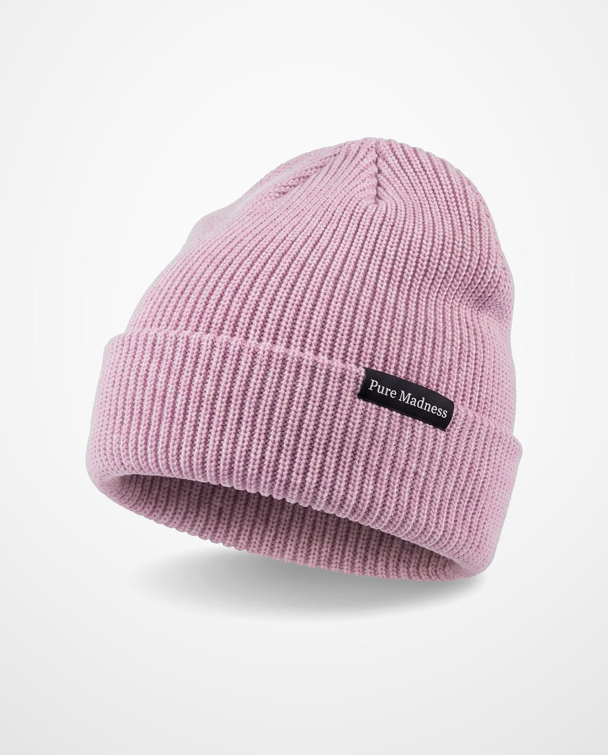 Pink Captain Merino Beanie – studiobilde forfra