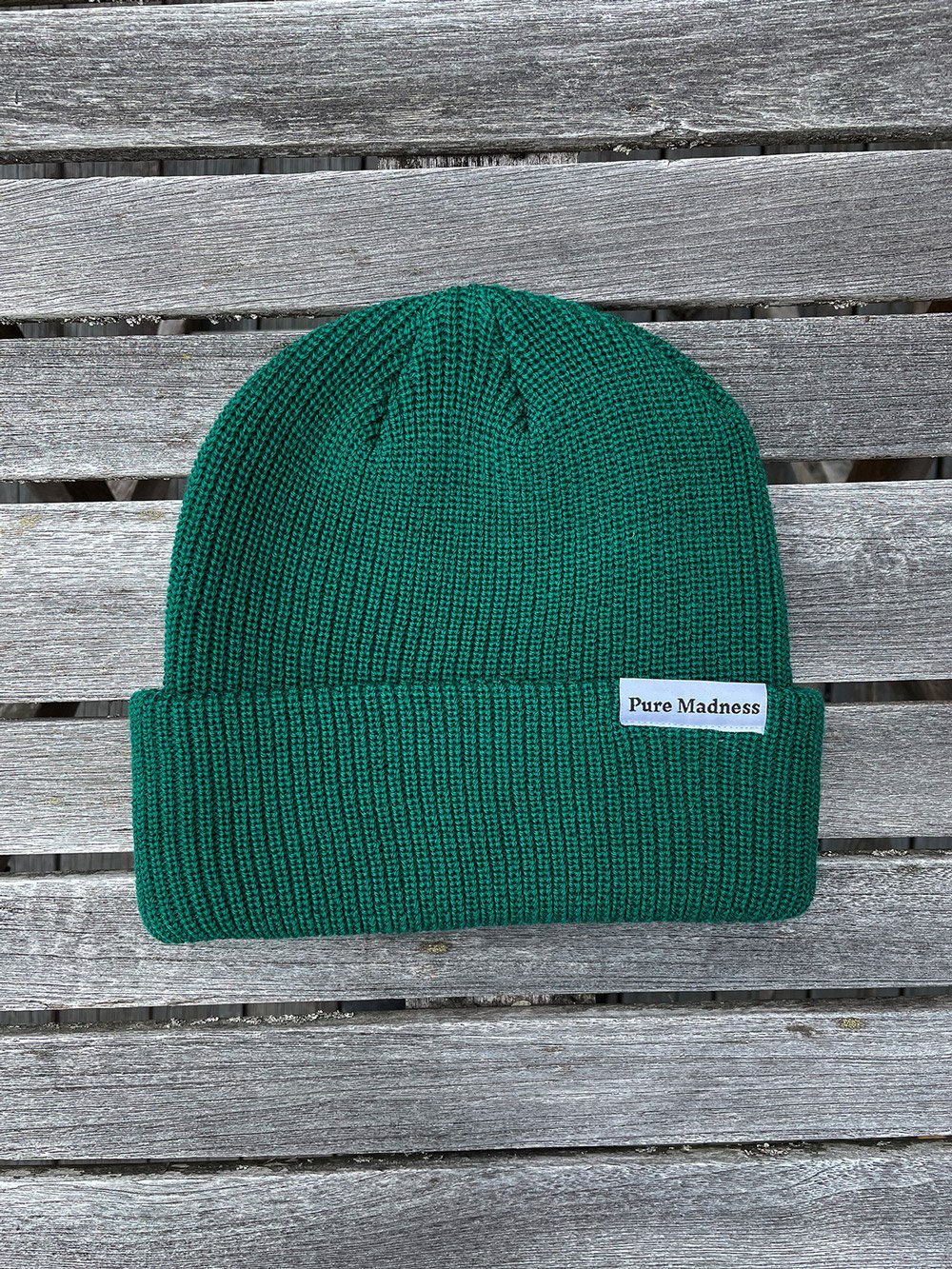 Green Captain Merino Beanie - Pure Madness Apparel