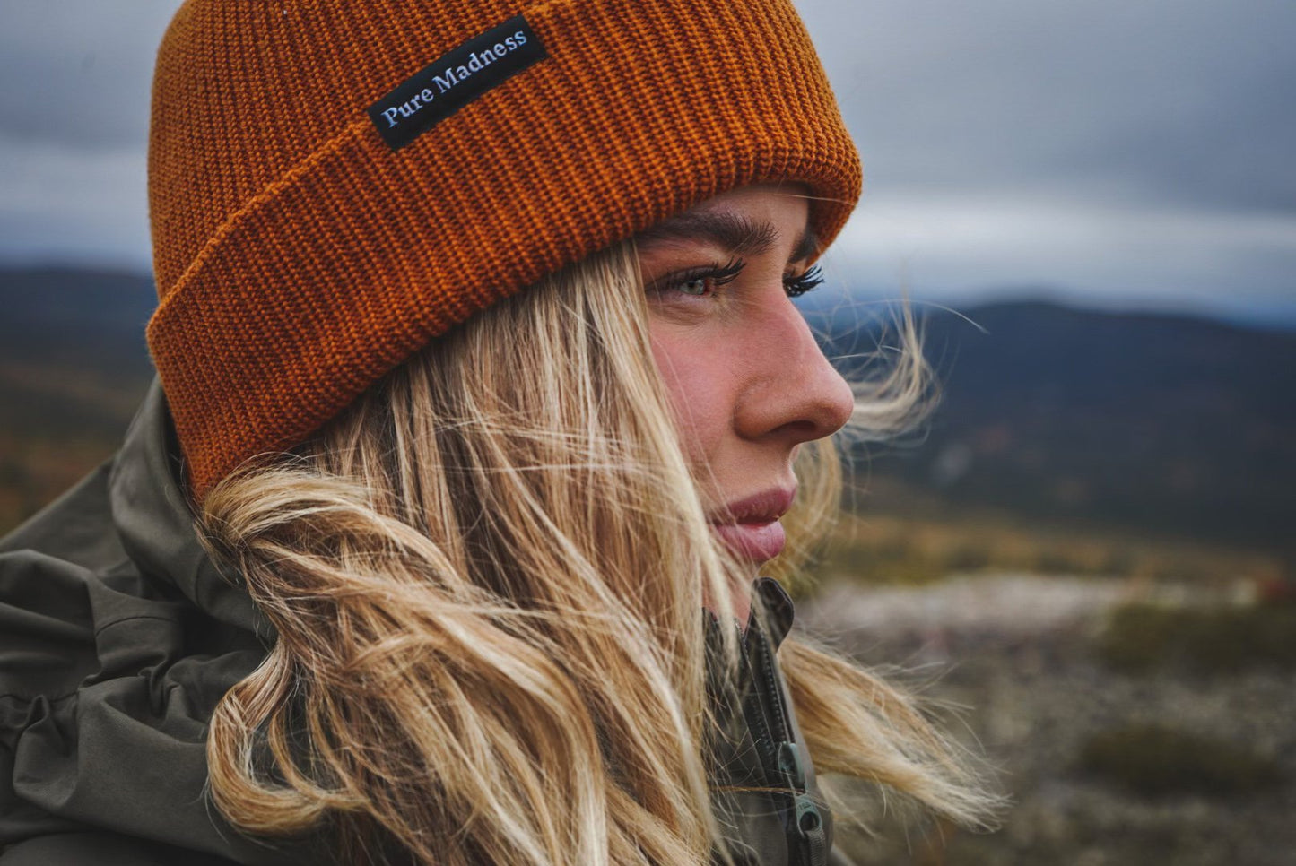 Orange Captain Merino Beanie - Pure Madness Apparel