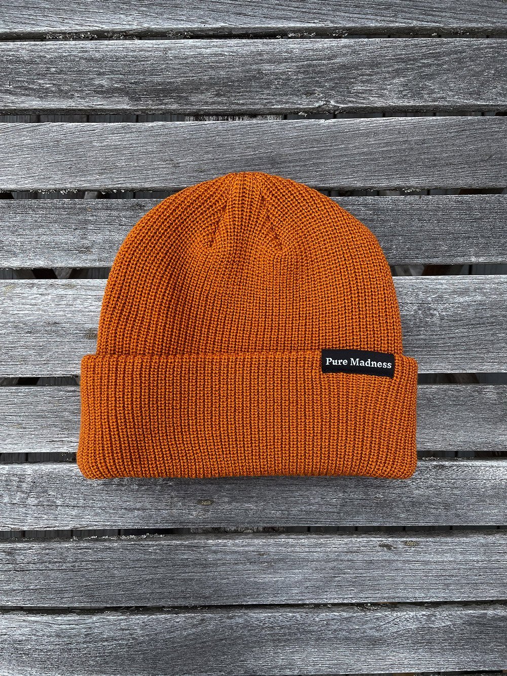 Orange Captain Merino Beanie - Pure Madness Apparel