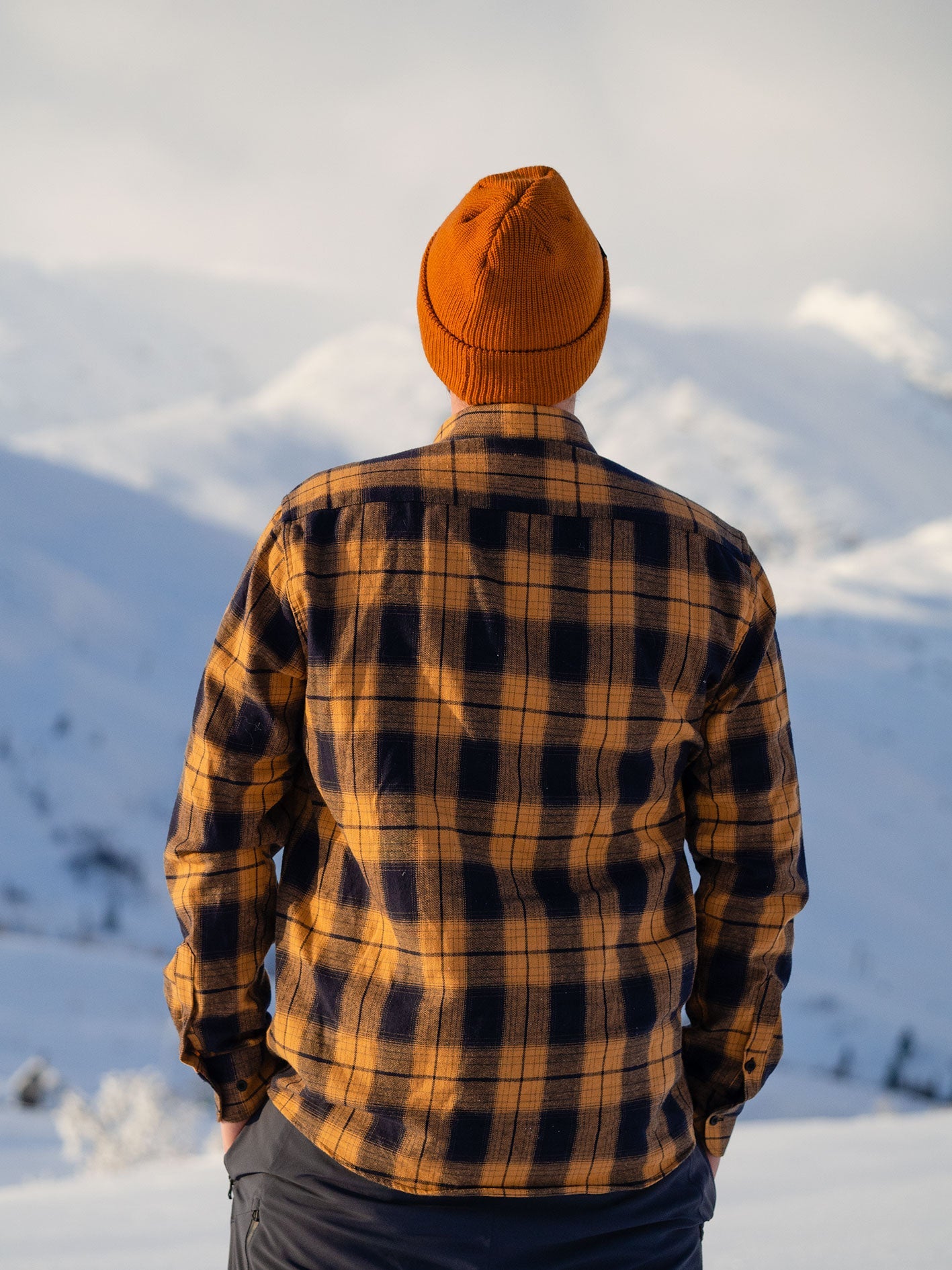 Voss Flannel Shirt Mustard - Pure Madness Apparel